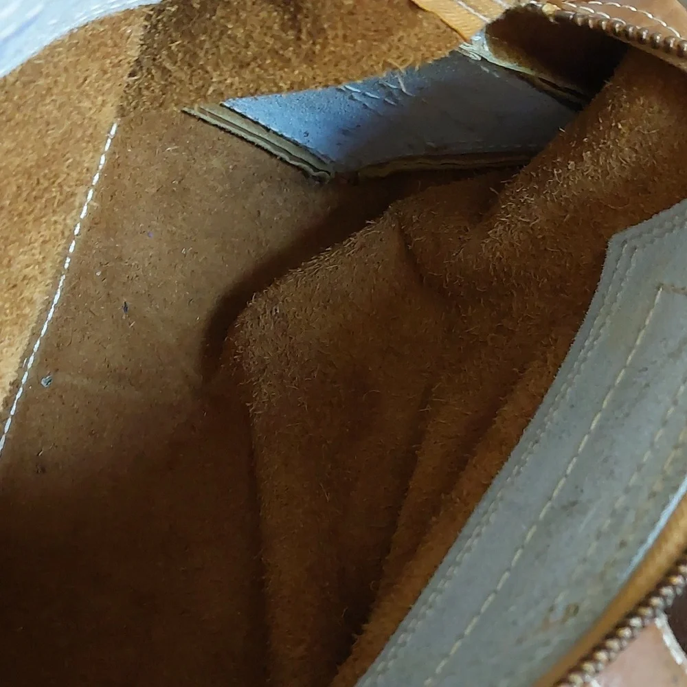 Vintage Suede Leather Carriel Yidi Zipper Camera Bag/Satchel *FINAL PRICE* ♡♡ - Picture 13 of 16